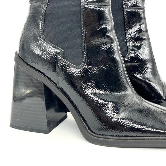 Circus by Sam Edelman Black Chunky Ankle Boots with Heel - Size 7.5M - Picture 3 of 12